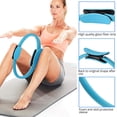 thumbnail image 2 of Anillo de Pilates, Anillo de Yoga irrompible de 15 Pulgadas, Círculo mágico de Ejercicios para Pilates para tonificar Muslos, Abdominales y piernas, Entrenamiento de Resistencia, Deporte Corporal, Fitness, Yoga JM, 2 of 5