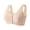 Khaki, variant on ,Women's Daisy Support Front Snap Closure Bras Push up Wireless Comfortable Bra Full Coverage Breathable Bralettes for Older Women Brown 46
