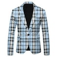 thumbnail image 4 of JUMESGU Suit Blazer for Men Men's Sport Coats and Blazers Regular Fit Suit Jacket (Blue,XXL), 4 of 4