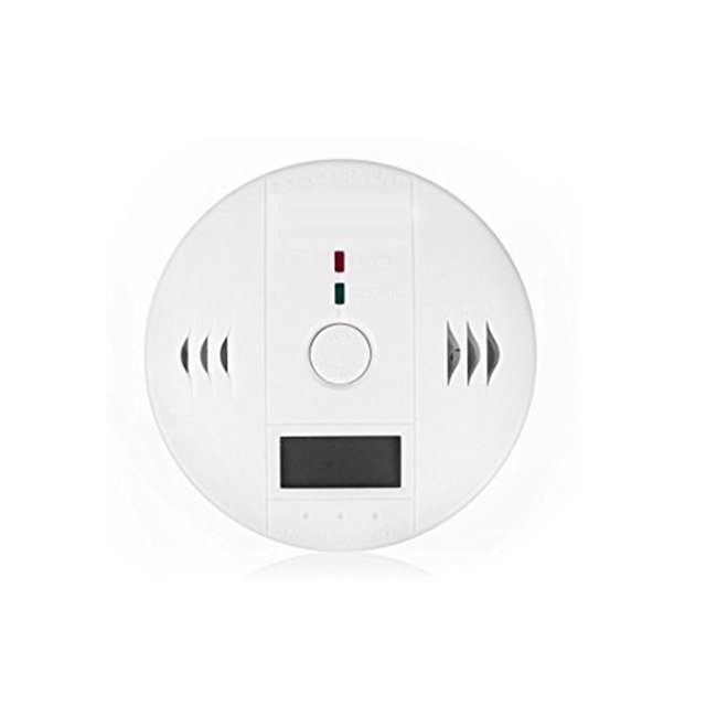 Detector de CO Alarma de detección de monóxido de carbono Pantalla LCD blanca Monitor de CO de seguridad portátil para uso doméstico kenally JJ12293-00B