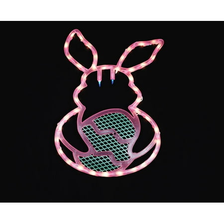 18 quot lighted easter bunny with egg window silhouette 18 quot lighted easter bunny with egg window silhouette
