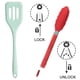 thumbnail image 3 of Juego de utensilios de cocina de silicona - El juego de herramientas de cocina incluye espátula de drenaje y clips para alimentos - 2 piezas, 3 of 5
