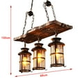 thumbnail image 4 of Miumaeov Solid Wood and Iron Decorative Chandelier Pendant Lights with Cylindrical Glass, 4 of 24