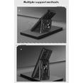 thumbnail image 5 of Case for Xiaomi Redmi Note 11 Pro with Card Holder, Heavy Duty Protection Phone Case with Magnetic Ring Kickstand Slide Camera Cover for Xiaomi Redmi Note 11 Pro/Note 11 Pro+ LJK Black, 5 of 8