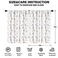 thumbnail image 2 of Blackout Kids Curtains,Princess Unicorn Flower Pattern Childrens Insulated Curtains Set Of 2,Bedroom Essentials,Toddler Room Decor 42"x63", 2 of 5