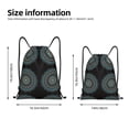 thumbnail image 2 of Fotbe Mandala Bolsa Mochila con Cordón Estampada, Bolsa de Gimnasio Deportiva, Bolsa Cinch, Bolsa con Cordón para Hombres y Mujeres-Medium, 2 of 6