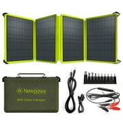 Newpowa 40W Foldable Solar Panel Monocrystalline Portable Charger With USB QC3.0 for Power Bank, Smart phone,Ipad and Perfect for Camping, Hiking, Fishing Outdoor Activities…