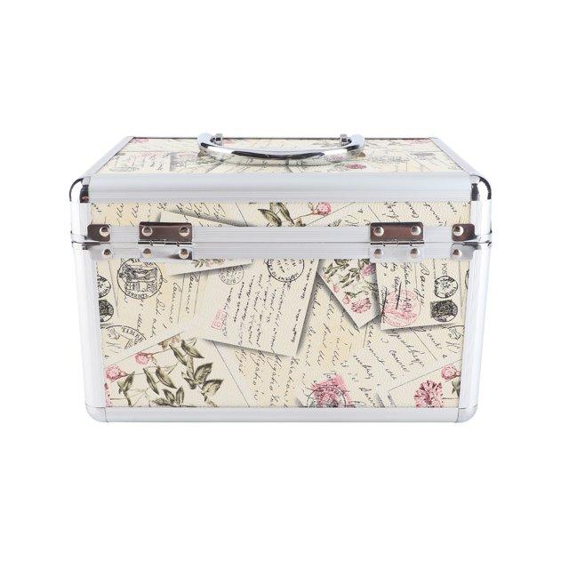 Bolsas de Maquillaje, Bolsa Cosmética de Aleación de Aluminio Ajustable Útil, Artista de Maquillaje para el Hogar para Viajes para Vieges de Negocios