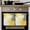 Yellow Gray White, variant on Sage Green Gray 1 Pack Kitchen Towel, Water Absorbent Dish Towel, Modern Oil Painting Abstract Geometric Decorative Hand Towels - Quick Drying Cloth for Cooking Baking, 18x28 Inch