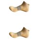 thumbnail image 3 of Sonducket Los calcetines cómodos para los dedos de los pies reforzados atléticos para hombres previenen la permanencia de los paneles de los amarillo 2piezas, 3 of 6