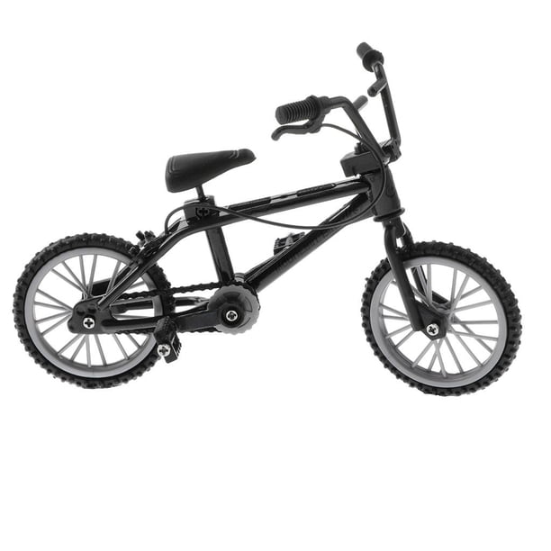 Bicicleta de Montaña mini aleación Sunnimix 1:24 Negro Juguete de la bicicleta del dedo de la mini aleación