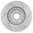 thumbnail image 4 of Geelife For 2002-2011 CR-V Civic RSX Disc Brake Rotor Drilled & Slotted Front G-Coated, 4 of 9