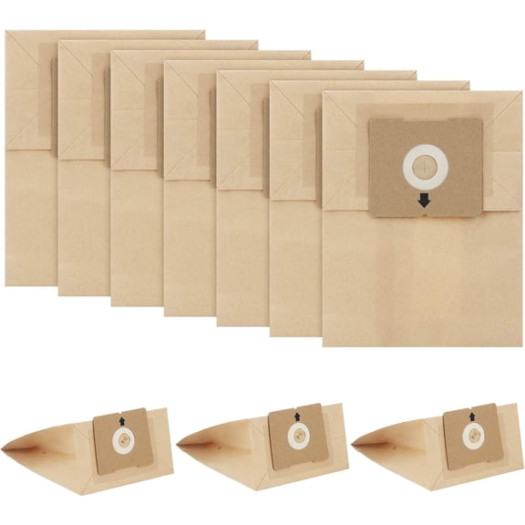 10 Pack Replacement Vacuum Bags Compatible with Bissell Zing Canister Vacuum Models 4122, 2154, 2154A, 2154W, 2154C, 4122D, 1668, 1668C, 1668W, 1608 – Fits Part #2138425, 213-8425
