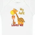thumbnail image 4 of Inktastic My Aunt Loves Me Giraffe Boys or Girls Baby Bodysuit, 4 of 5