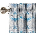 thumbnail image 4 of Floral Valances for Windows, William Morris Design Floral Retro Home Kitchen Cafe Decorative Curtains Valances 3 Piece Set, 4 of 5