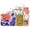 Floral, variant on Compression Packing Cubes for Travel Accessories, 4 Set Expandable Luggage Organizers Bags