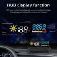 thumbnail image 5 of Car HUD C5, Head-Up Display, OBDII & GPS Scanner, Vehicle Speed, Fuel Consumption, Clear Fault Code, Compatible with All Cars, 5 of 5