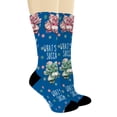 thumbnail image 2 of ThisWear Master Gardener Gifts What's Up Succa Plant Pun Funny Quote Socks 6-Pairs Novelty Crew Socks, 2 of 5