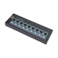 thumbnail image 7 of NFTIGB 8 Channel Professional Sound Mixer Metal Shell Studio Mixing Console, Stereo Mono Switchable for Live Streaming Recording (US Plug), 7 of 7