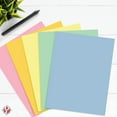 thumbnail image 3 of Pastel Color Paper, 8.5 x 11" Multi-Color Bulk Paper for Spring & Easter Greetings, Art & Crafts, Invitations | Regular 20lb Bond | 80 Blue, 80 Pink, 80 Green, 80 Canary, 80 Goldenrod (400 Total), 3 of 9