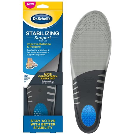 Dr. Scholl's Stabilizing Support Insole with Motion Control, Improves Posture, Arch Support and Balance (Men's 8-14)
