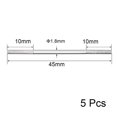 thumbnail image 2 of Unique Bargains M2x45mm Pushrod Connector Stainless Steel Rod Linkage,5pcs, 2 of 4