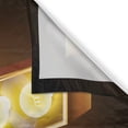 thumbnail image 3 of Ambesonne Letter a Kitchen Curtains, First Letter ABC Design, 55"x39", Caramel Yellow Black, 3 of 3