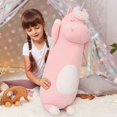 thumbnail image 4 of MaoGoLan Giant Unicorn Stuffed Animal 36.2'' Hugging Body Pillow Plush Toy, 4 of 8