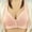 Hot Pink, variant on Women Fashion Lace Front Buckle Underwear Without Rims Vest Lace E Bra Plus Size Bras Black