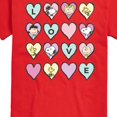 thumbnail image 3 of Peanuts - Love Heart Grid Short Sleeve Graphic T-Shirt, 3 of 6