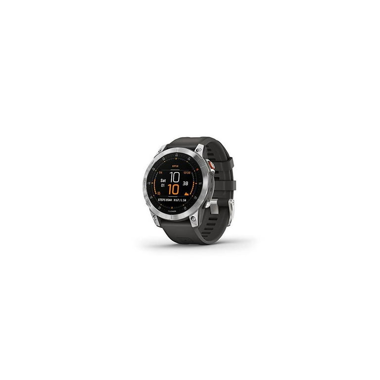 Garmin epix Gen 2, Premium active smartwatch, touchscreen AMOLED display,  Adventure Watch with Advanced Features, Slate Steel