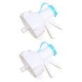 thumbnail image 3 of Hemobllo Water Valve White 2Pcs 3.5x2.8x2.8In, 3 of 6