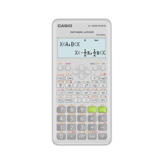 Calculadora científica Casio FX-115ESPLSB-WA-IT con pantalla natural