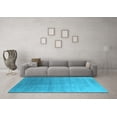 thumbnail image 3 of Ahgly Company Indoor Rectangle Oriental Light Blue Industrial Area Rugs, 4' x 6', 3 of 4