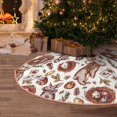 thumbnail image 5 of Rateoe Rabbit And Egg Pattern Christmas Tree Skirt with Ties , Christmas Tree Decorations, Farmhouse Christmas Decor Xmas Holiday Decorations-30", 5 of 6