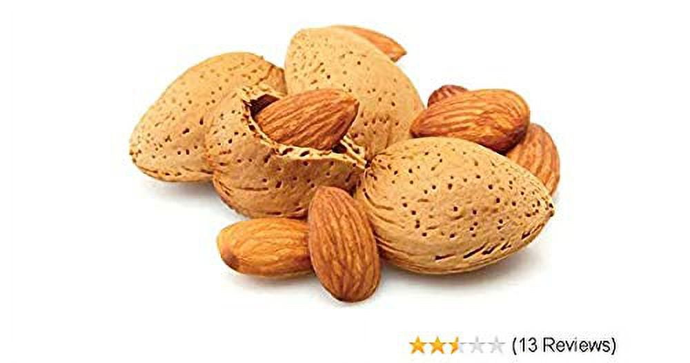 Anna and Sarah Almonds In Shell, Raw, Natural, Whole, Jumbo California Almonds, in Resealable Bag, 4 Lbs