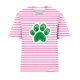 thumbnail image 3 of Camisetas Casuales de Mujer Nueva Moda Impresa Cuello Tripulado Manga Corta, Top Ligero para Diario Y Fiesta, 3 of 4