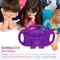 thumbnail image 3 of BMOUO Kids Case for Amazon Fire HD 8 & HD 8 Plus Tablet (12th/10th Generation, 2024/2022/2020 Release), with Shoulder Strap, Lightweight Shockproof Handle, Purple, 3 of 6