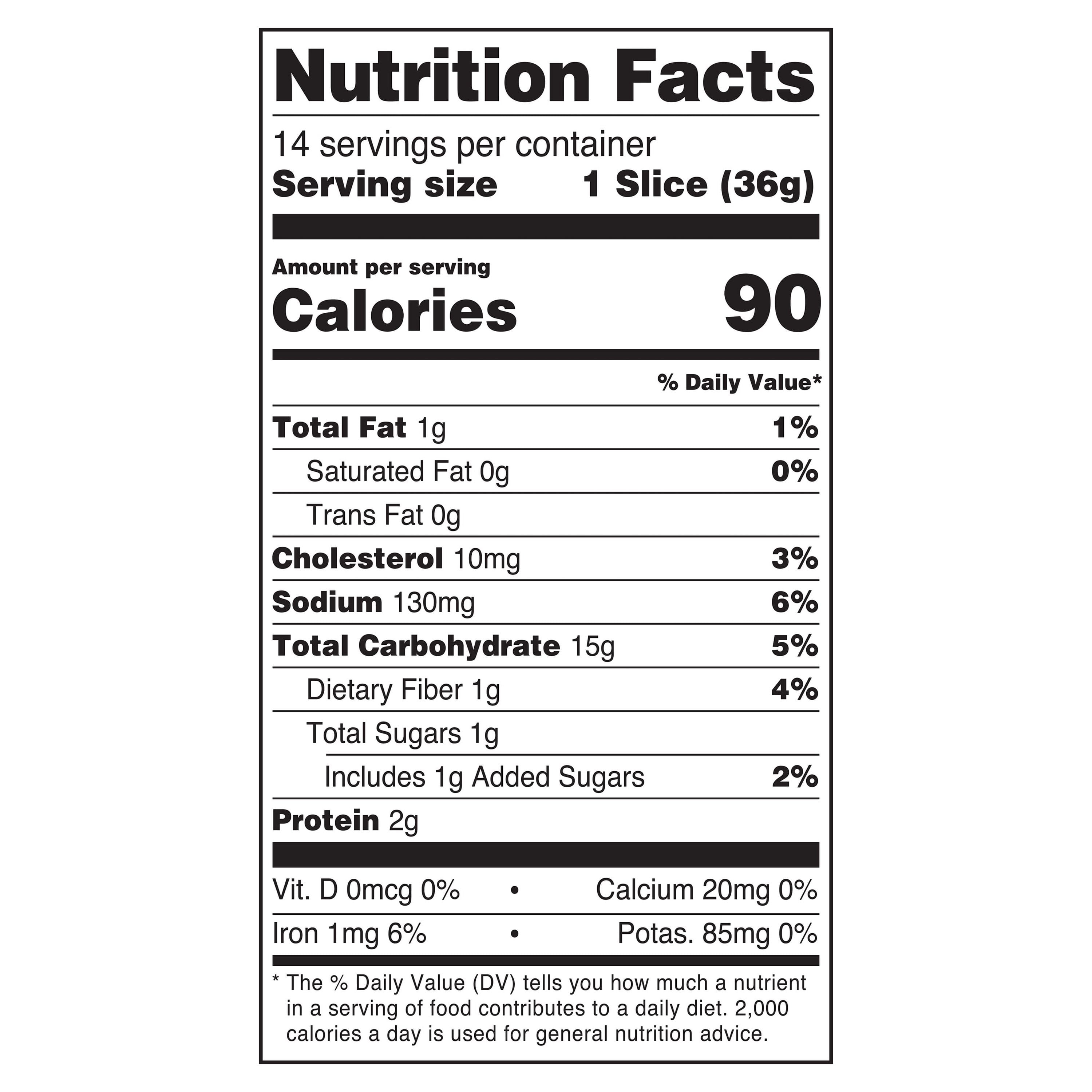 Sam's Choice Gluten-Free Multigrain Bread, 18 oz