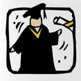 thumbnail image 3 of CafePress - Graduate Receiving Diploma Graduation - 25 Ounce Ceramic White Beer Stein Mug, 3 of 6