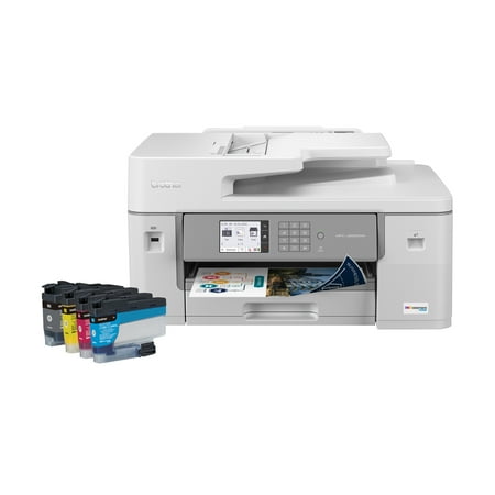 UPC: 0012502666745 | Brother MFC-J6555DW INKvestment Tank Color Inkjet All-in-One Printer with up to 1 Year of Ink In-box(1)