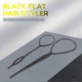 thumbnail image 2 of 2-Pack Hair Styling Twister Loop Tool for Easy Braiding and Updos, Black, 2 of 5