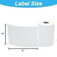 thumbnail image 2 of GREENCYCLE 8 Roll (220 Labels/Roll) Large White Shipping Address Postage Label Compatible for Dymo 1744907 4''(104mm) X 6''(158mm) LabelWriter 4XL Printer,BPA Free, 2 of 9
