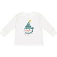 thumbnail image 3 of Inktastic Cute Christmas Snowman in Blue Hat and Scarf Boys or Girls Long Sleeve Toddler T-Shirt, 3 of 5