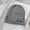 Grey, variant on Rhinestone Beanie Soft Warm Winter Skully Hat (FreeSize, CreolePink)