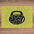 thumbnail image 3 of Ambesonne Fitness Jigsaw Puzzle, Weight Kettlebell Text, Heirloom-Quality Fun Activity for Family Durable Cardboard, 1000 pcs, Yellow Black Cream, 3 of 5