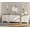 White, variant on WAMPAT 116.5" Extra Wide 3-in-1 Dresser, Farmhouse Long Dresser with 15 Drawers, Includes One 9-Drawer Dresser and Two 3-Drawer Dressers, Modular Storage Cabinet for Bedroom, Living Room, or TV Stand