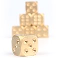 thumbnail image 3 of 6PCS Game Dice Creative Round Corner Brass Fashion Metal Dice Table Game Dice, 3 of 6