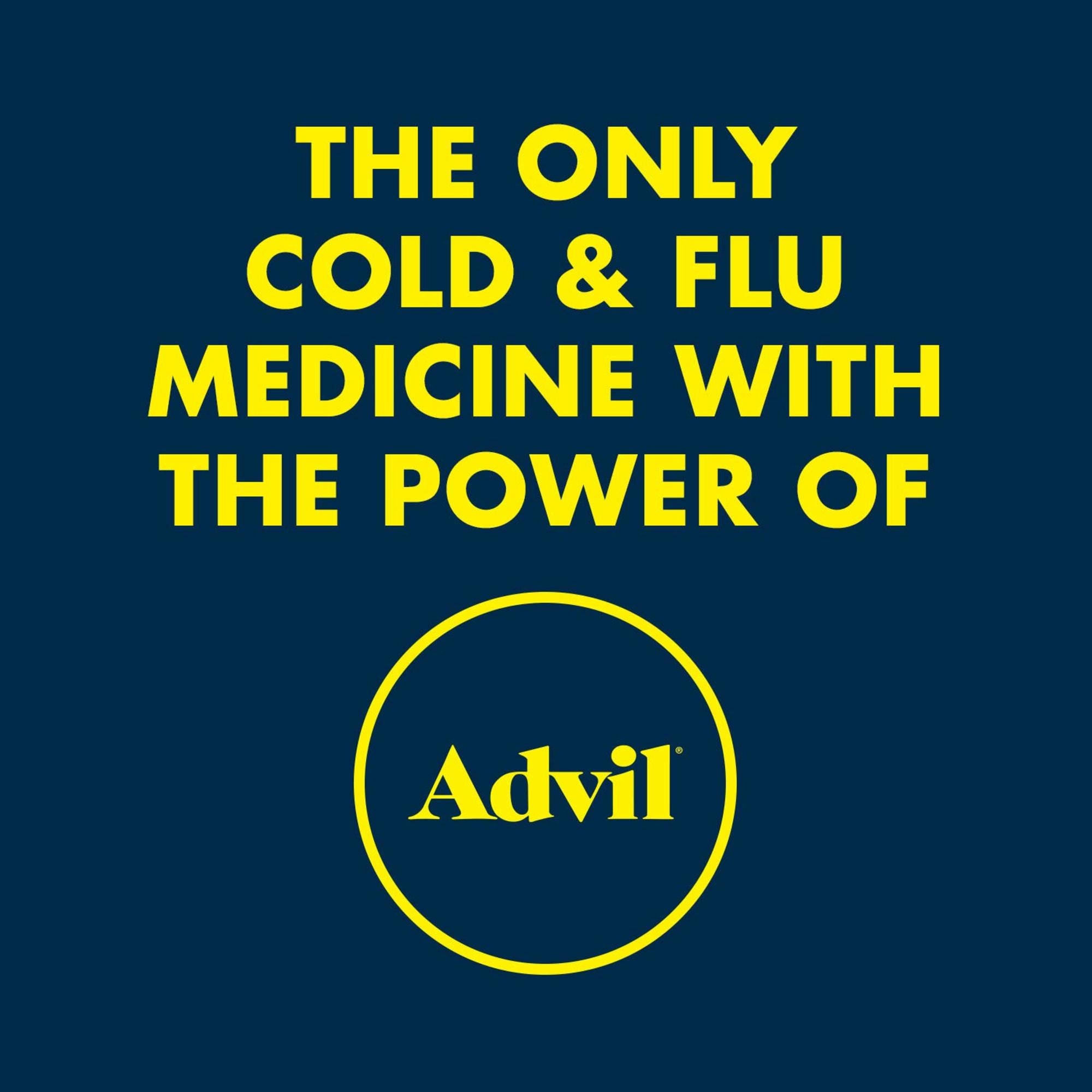 Advil Multi-Symptom Cold and Flu Medicine Fever Reducer Coated Tablets, 20 Count - image 4 of 11