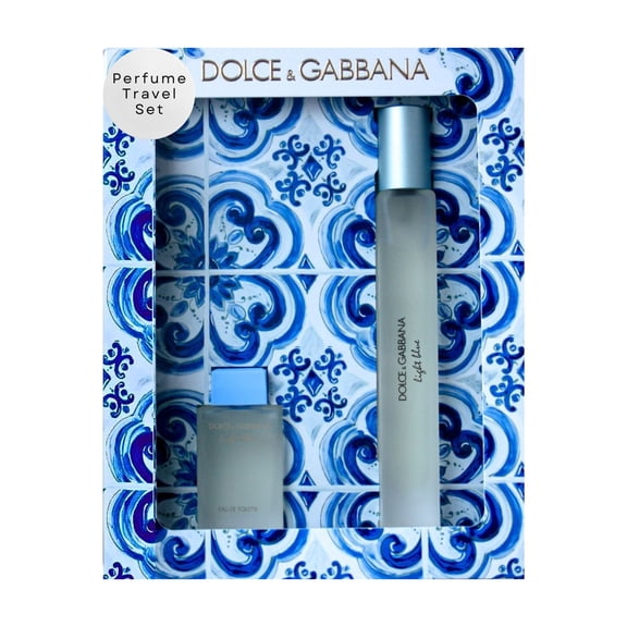 Dolce & Gabbana Light Blue Eau de Toilette Mini Gift Set for Women, Travel Size Perfume